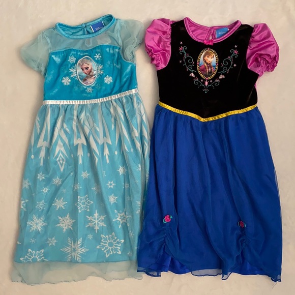 Disney Frozen Elsa & Anna Nightgown {Lot of 2}